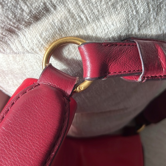 MARC by Marc Jacobs signature RED all leather Hillier Hobo style - Picture 12 of 12